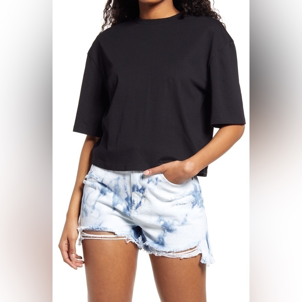 NWT BP. Cool Girl T-Shirt in Black
